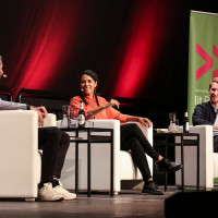 lit.RUHR 2020: vlnr.: Michel Abdollahi, Alice Hasters, Louis Klamroth ©Ast/Juergens I lit.RUHR