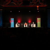 lit.RUHR 2020: Michel Abdollahi, Alice Hasters und Louis Klamroth ©Ast/Juergens I lit.RUHR