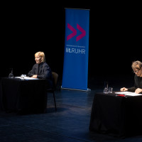 lit.RUHR 2020: Sandra Hüller und Jens Harzer lasen im Schauspielhaus Bochum aus den Werken Ingeborg Bachmanns. I ©Ast/Juergens I lit.RUHR