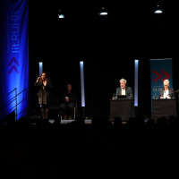 lit.RUHR 2023: 17.10. Ist bestimmt nur ’ne Phase! Ein Abend übers Kinderkriegen mit Claudia Michelsen, Rufus Beck und Bärbel Schäfer ©Ralf Juergens