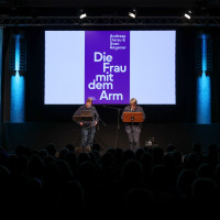 lit.RUHR 2023: 19.10. Sven Regener und Andreas Dorau und die Frau mit dem Arm ©Ralf Juergens
