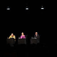 lit.RUHR 2023: 21.10. Wie Klümpkes vonne Bude. Eine literarische Revue über die besonderen Kleinigkeiten des Lebens im Ruhrgebiet. Mit Dietmar Bär, Thomas Böhm und Anna Schudt ©Ralf Juergens