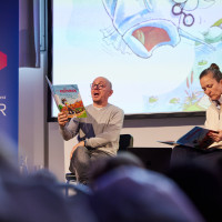 lit.RUHR 2025: 08.10. VorschulBuch: Bernhard Hoëcker & Eva von Mühlenfels – Das Katzenhuhn ist wieder da ©Anna Spindelndreier